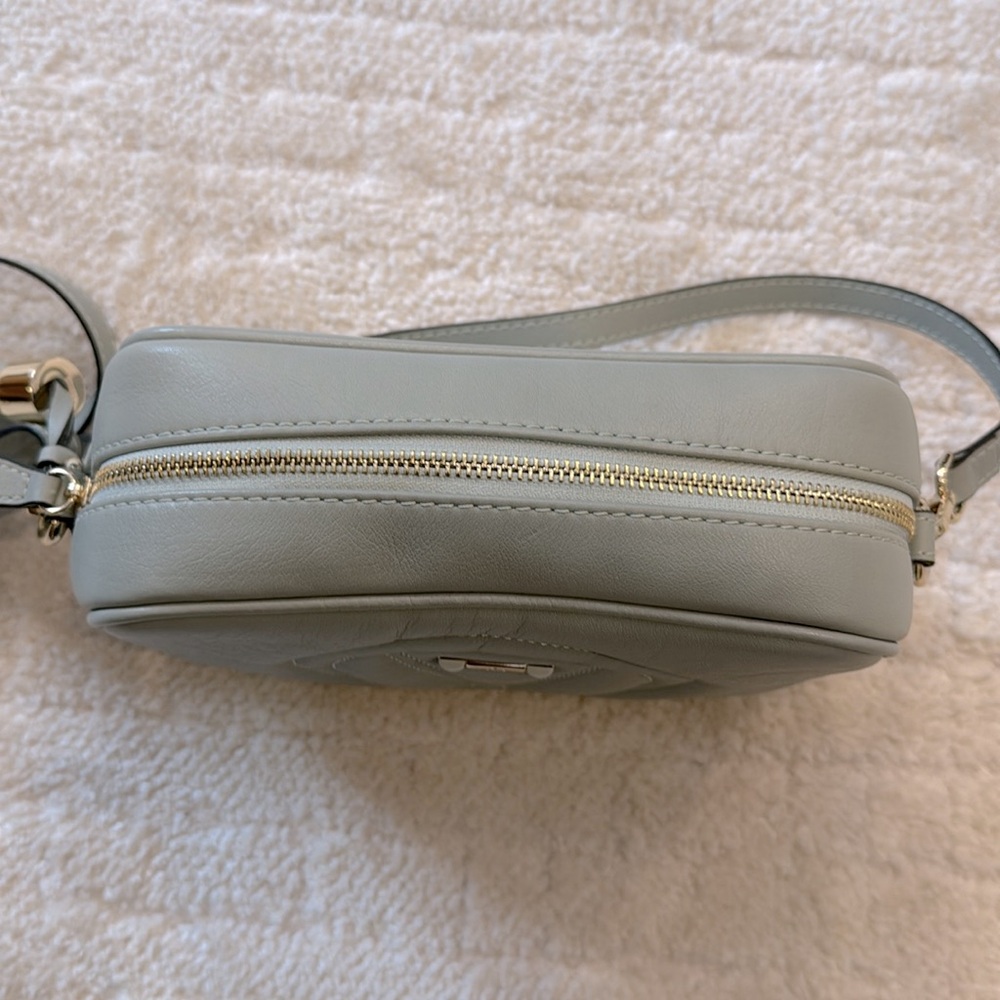Valentino by Mario Valentino leather Mia Signature crossbody in Sage NWOT - Picture 8 of 9